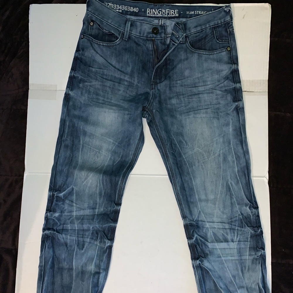 Reign Of Fire Denim Washed jeans Blue Boot Cut 31